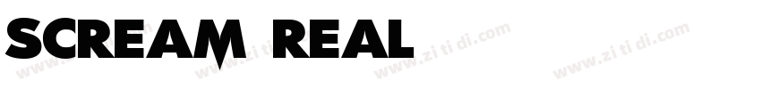 Scream Real字体转换